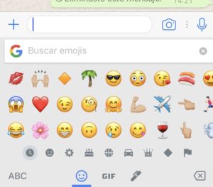 Buscar Emoticono WhatsApp