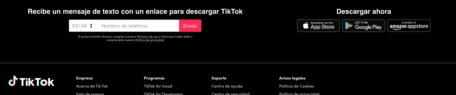 Crear cuenta Tik Tok