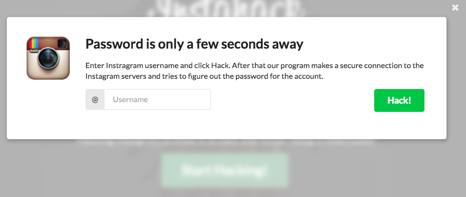 Hack Instagram