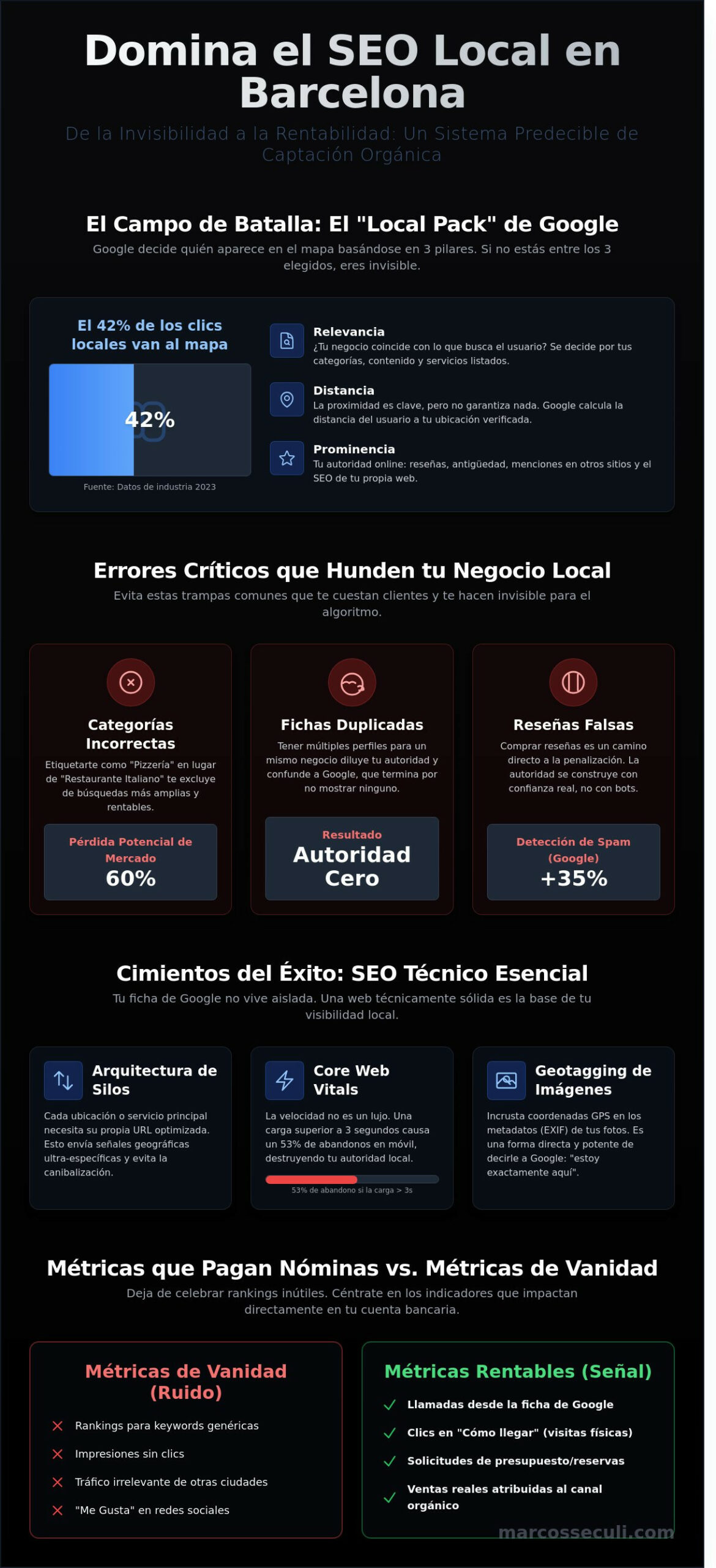 SEO Local en Barcelona: Por qué tu negocio es invisible y cómo dejar de perder dinero