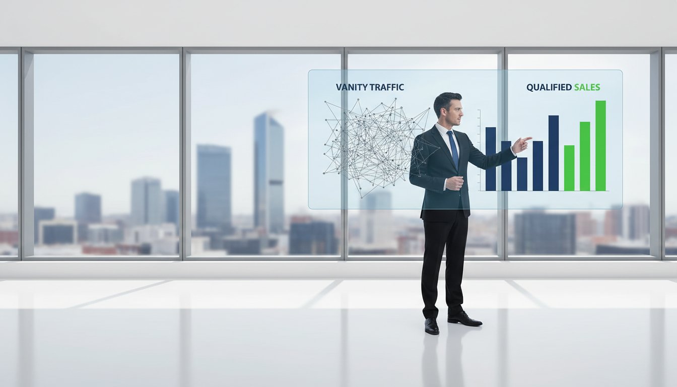 SEO para empresas de servicios: Cómo dejar de coleccionar visitas y empezar a cerrar ventas en 2026